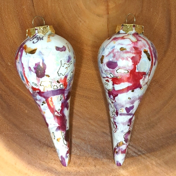 Vintage Susie Groover Porcelain Ornaments - Picture 1 of 3